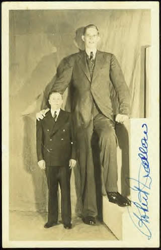 El hombre más alto de la Historia: Robert Pershing Wadlow