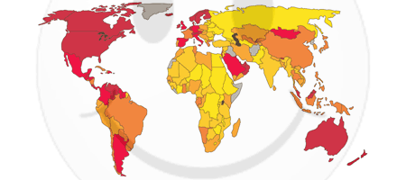 El Mapa Mundial de la felicidad y Los países más felices del mundo
