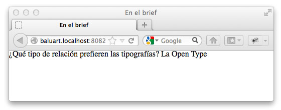 Diseño Web de la tipografía sin estilos