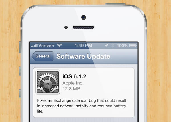 Apple lanza iOS6.1.2 - Una actualización esperada