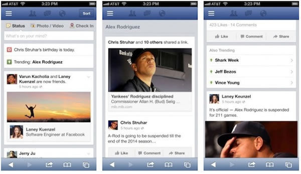 Facebook integrará "trending topics"