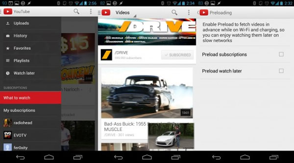Google renueva Youtube para Android - Y a lo grande!