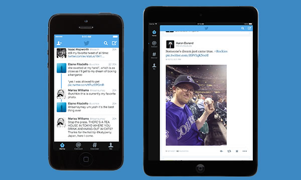 Twitter actualiza su app para iOS 7