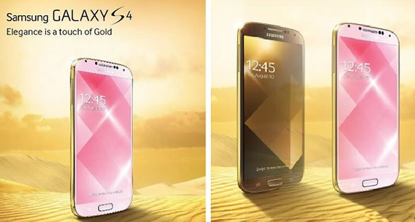 Samsung también lanza un smartphone dorado - Gold Galaxy S4
