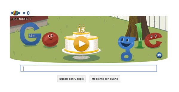Google celebra su cumpleaños 15 + vídeo