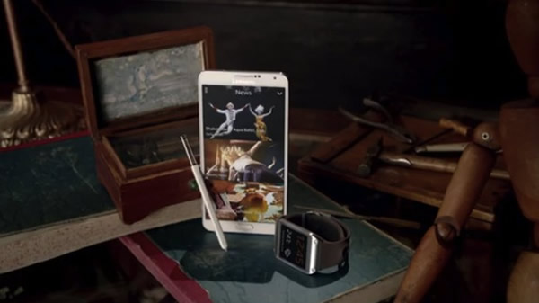 Samsung estrena el primer comercial para el Galaxy Note 3 + Gear