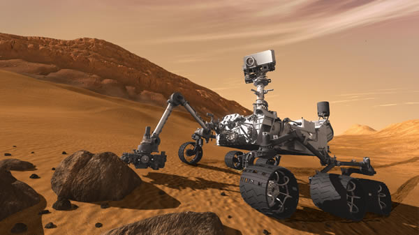 Llega nueva imagen del Curiosity Rover visto desde el espacio