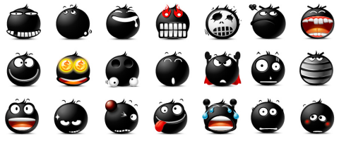 The Blacy Emoticons