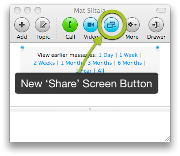 Skype Screen Sharing