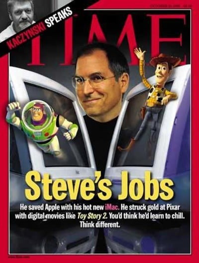 Steve Jobs revista Times 18 de octubre 1999