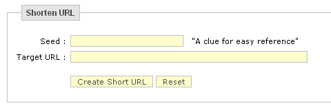 basic url shortener script