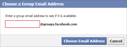 Email de los Grupos de Facebook 