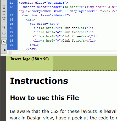 Diseñar HTML5 con Dreamweaver