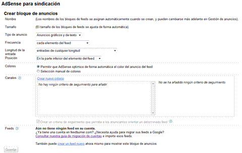 Adsense para sindicacion