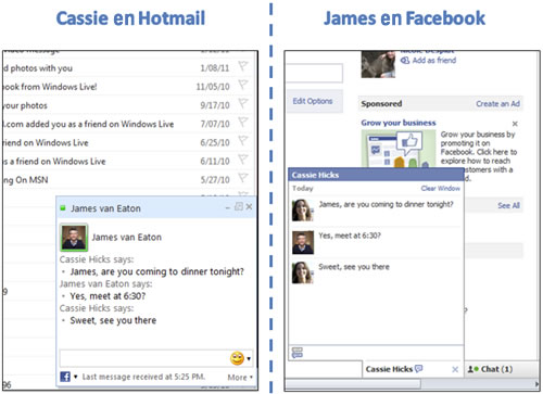 Cómo integrar el chat de Facebook con el de Hotmail