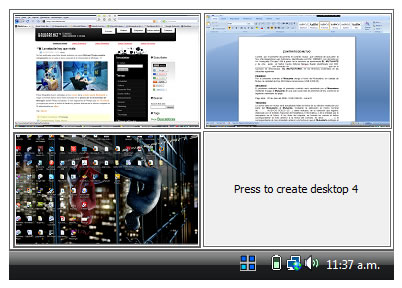 Crear escritorios virtuales con Windows Vista