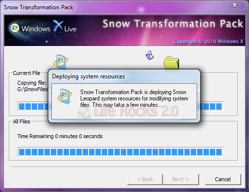 Instalar Snow Transformation Pack