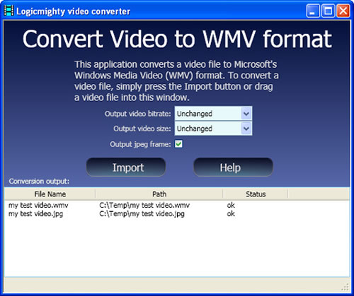 Convertir Video a WMV ConvertToWMV