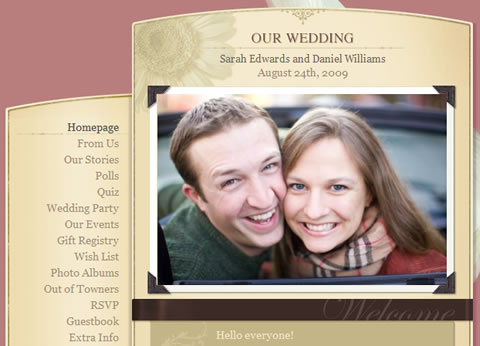 Crea la web de tu boda gratis con eWedding