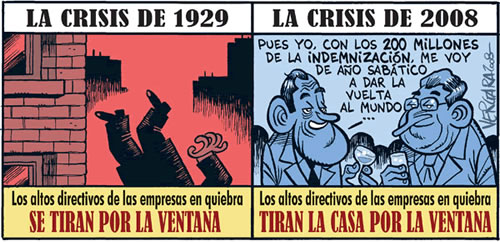 Diferencias entre las crisis financieras de 1929 y 2008