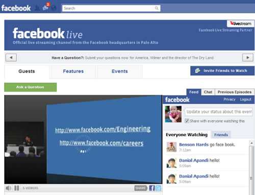 Facebook Live, el canal de video en vivo de Facebook