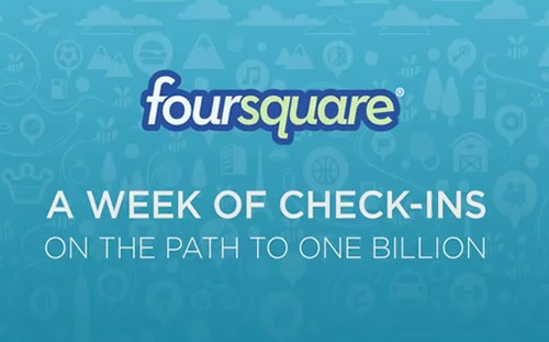 foursquare llega los mil millones
