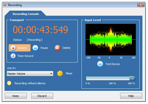 Free Audio Editor 2009