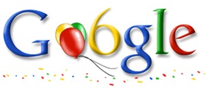doodle google cumple 6 años