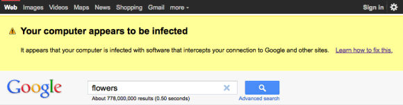Google nos avisará si nuestra computadora esta infectada con un malware