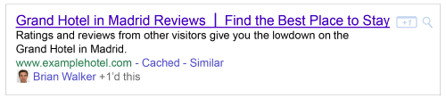 Google +1 Anotacion de Brian