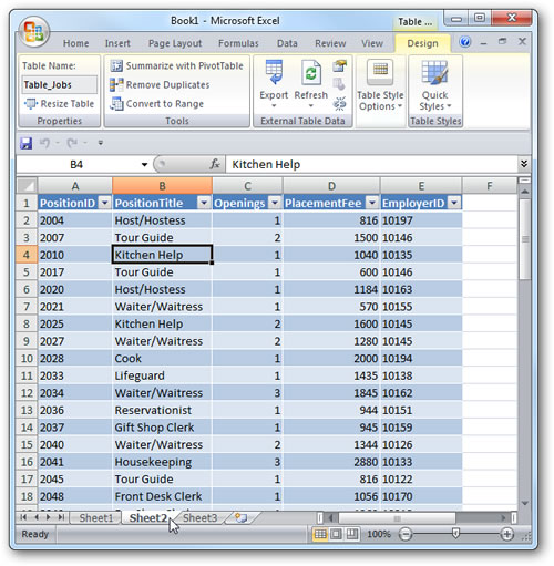 Importar una base de datos Access a Excel