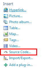 Insertar código fuente en Windows Live Writer con Code Colorizer