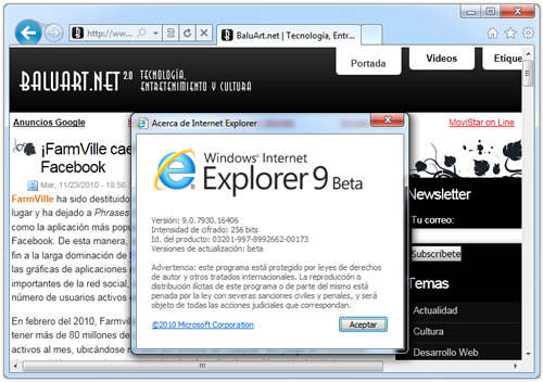 Internet Explorer 9 Beta 2 listo para descargar