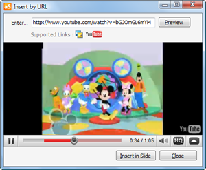 YouTube en PowerPoint
