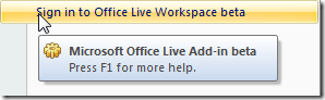 Iniciar sesion en Office Live