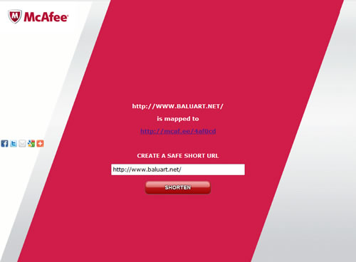 McAfee lanza su servicio para acortar URLs
