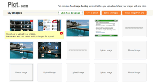 Pict.com, hosting para imagenes gratuito