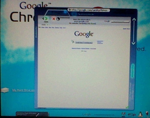 Posible captura de pantalla de Chrome OS