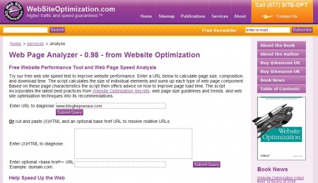 Web Site Optimization