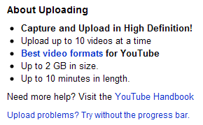 YouTube duplica el tamaño máximo de los videos a 2GB