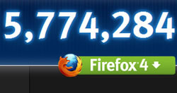 Firefox 4 descargado más de 5 millones de veces en sus primeras 24 horas