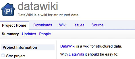 Google DataWiki