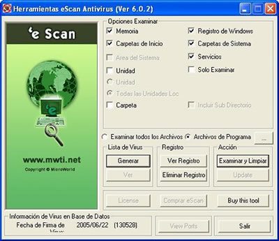 eScan Antivirus Serial Gratis
