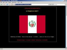 Web del Gobierno de Chile hackeado