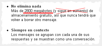 Gmail ya no incrementa su almacenamiento y tiene vulnerabilidades