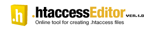 Crea un fichero .htaccess online