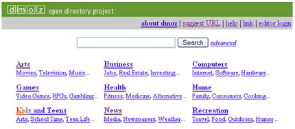 Directorio Open Source DMOZ.ORG