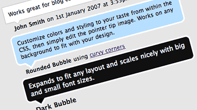 Burbujas de comentarios con CSS