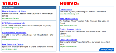 El nuevo formato de Adsense