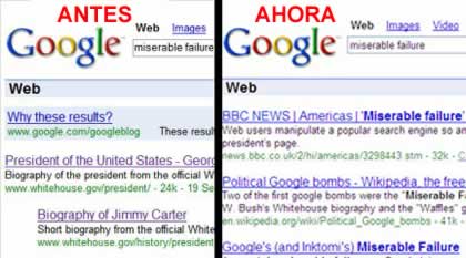 El nuevo algoritmo de Google ¿Adiós al Google Bombing?